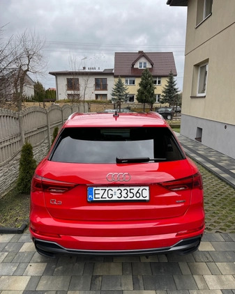 Audi Q3 cena 137999 przebieg: 4885, rok produkcji 2022 z Zgierz małe 232